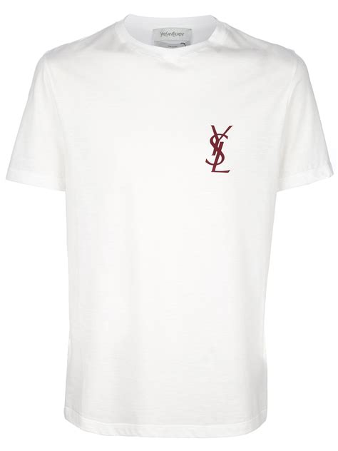 yves saint laurent logo tee|Saint Laurent T.